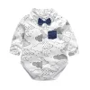 Baby Boy Formal Set Cotton Bow Gentleman Outfit 2 Pcs