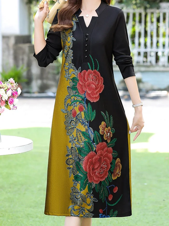 Fashion Elegant Long Sleeve Dress