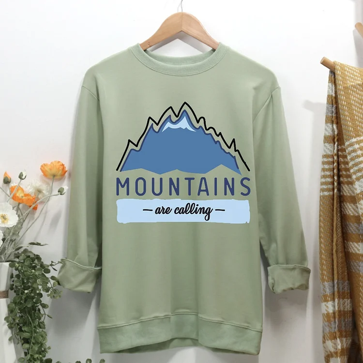 mountaineering Women Casual Sweatshirt-Annaletters