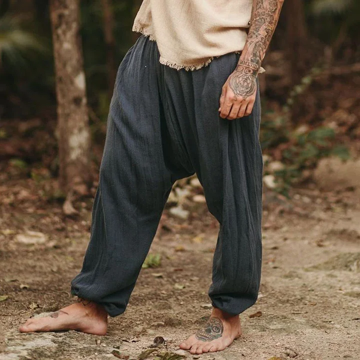 Linen Harem Pants-inspireuse