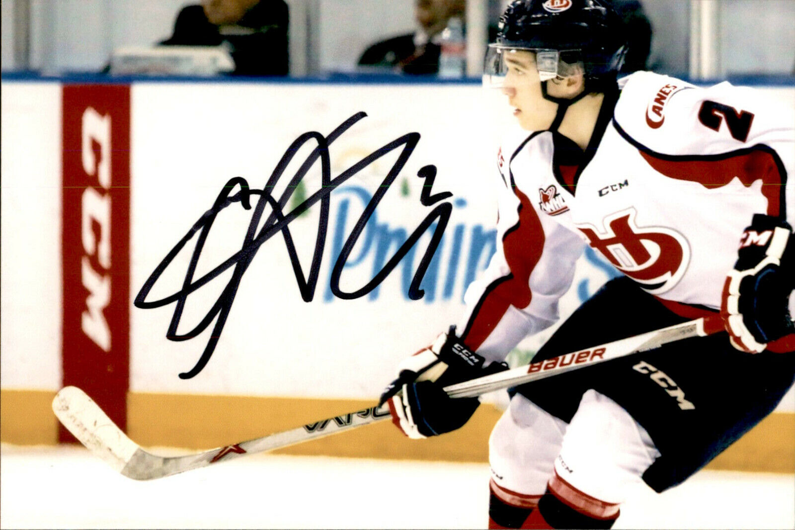 Calen Addison SIGNED 4x6 Photo Poster painting LETHBRIDGE HURRICANES / PITTSBURGH PENGUINS #2