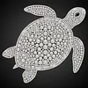 DIY Pearl Painting Turtle for Home Wall Decor(25x25cm)