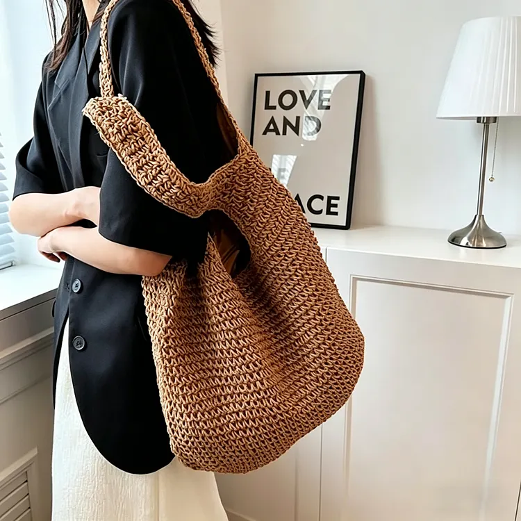 Hobo Bags for Women Vintage Handbag Tote Bag Boho Crochet Beach Bag Trendy