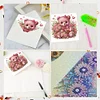 (US Local)6PCS Bear DIY Diamond Art Greeting Cards Congratulations Cards & Gifts