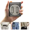 Voice Amplifier with Dual Lavalier Lapel Clip BT Microphone Portable Speaker Megaphone for Streaming Class Speech Meeting Yoga Guides