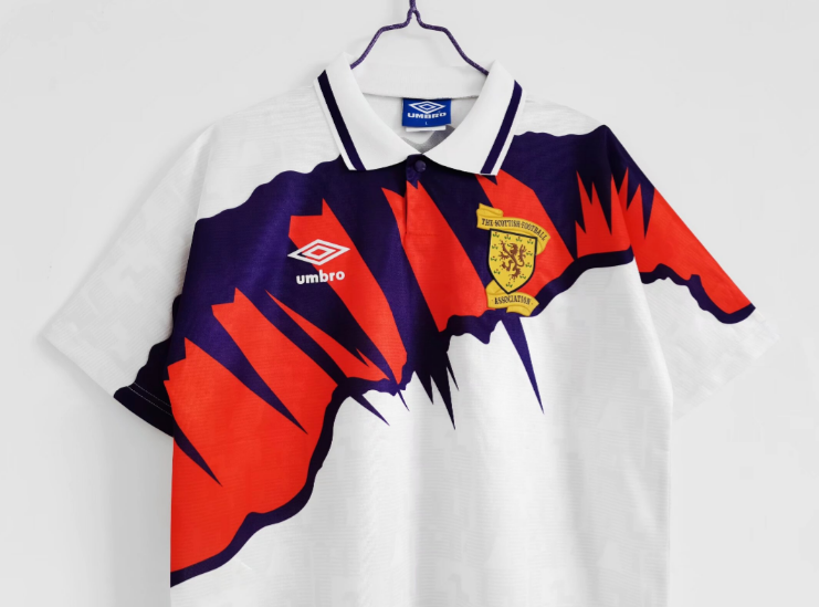 Retro 1991-1993 Scotland Away Football Shirt Thai Quality