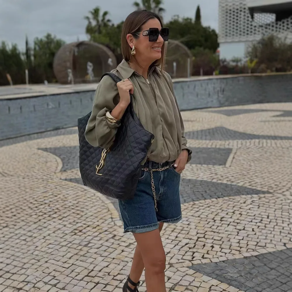 Nigikala Nigikala Women's 2025 Fashionable Punk Pilot Jacket Jacket 2814404 506