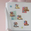 (US Local)Soldier Boots Special Shape Diamond Painting Fridge Magnet for DIY Art Crafts