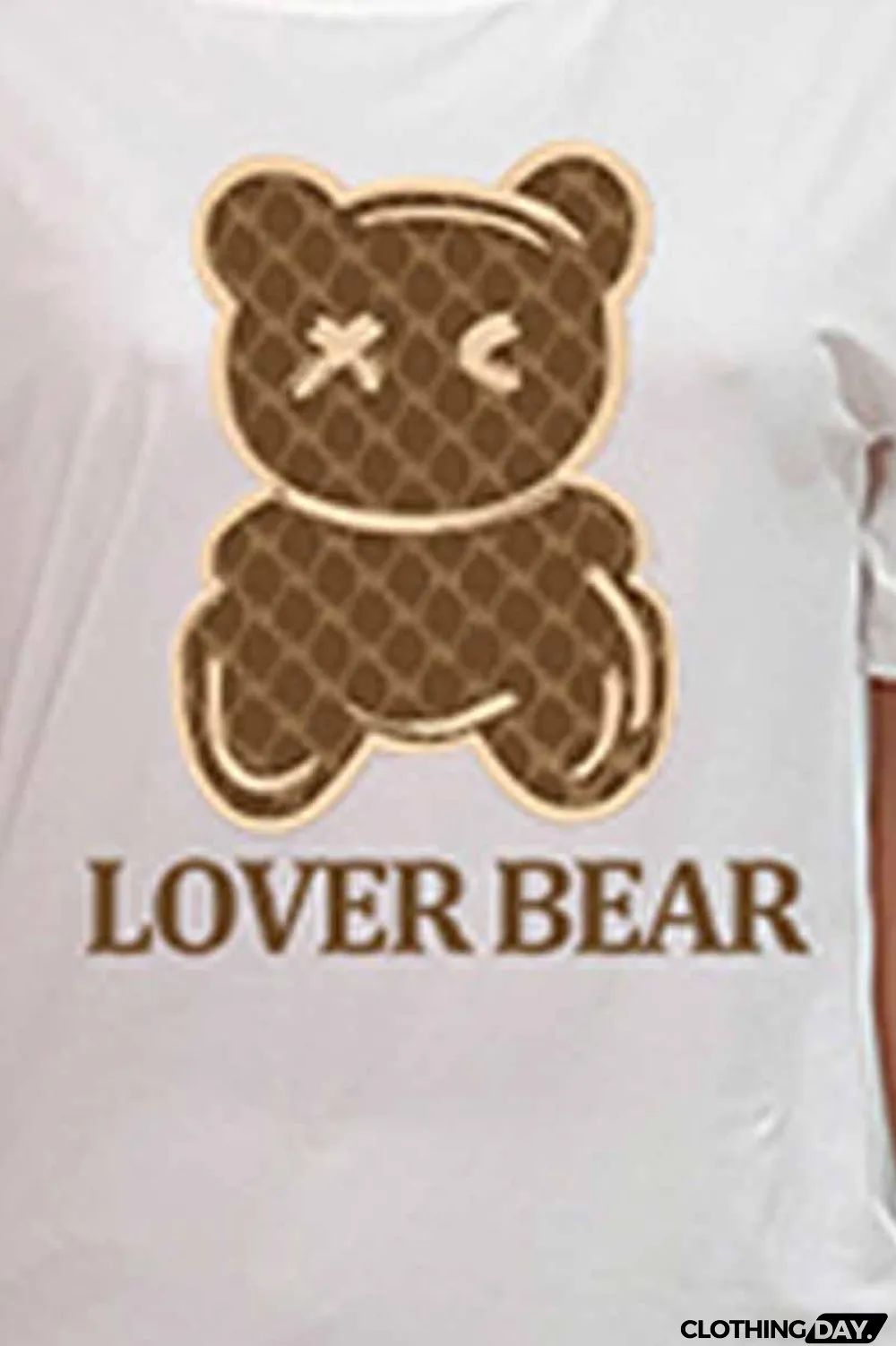 Purple Casual Print Letter O Neck Short Sleeve Two Pieces