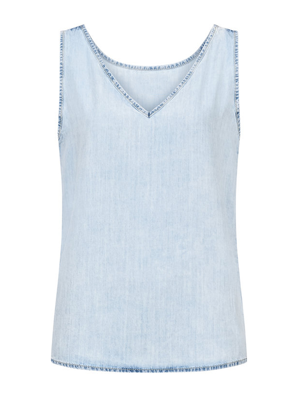 V-neck Tencel Elegant Ladies Vest tjj Shicloths