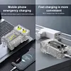 COB+SMD LED Outdoor Mini Flashlight Rotatable Power Display Hat Clip Work Light