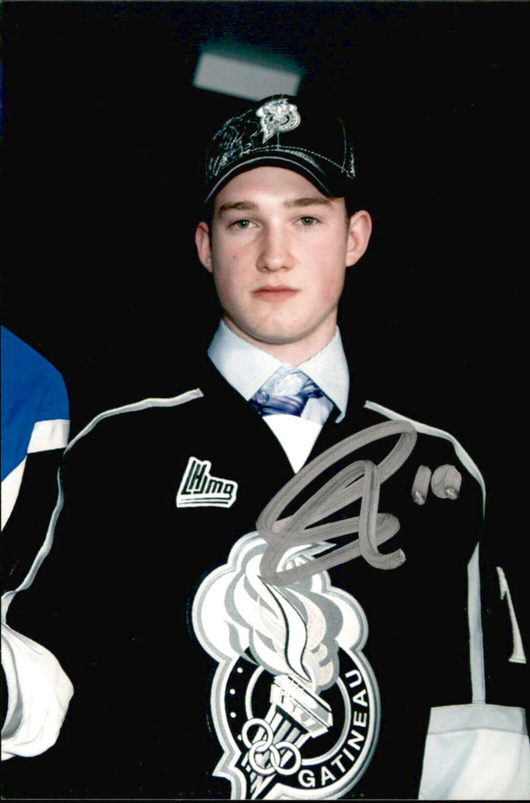 Pascal Laberge SIGNED 4x6 Photo Poster painting GATINEAU OLYMPIQUES / PHILADELPHIA FLYERS #2