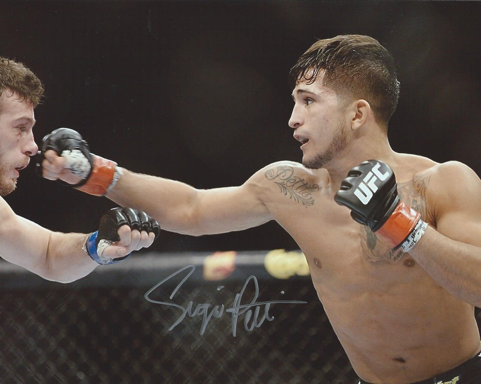 Sergio Pettis Signed 8×10 Photo Poster painting UFC MMA Autographed COA B