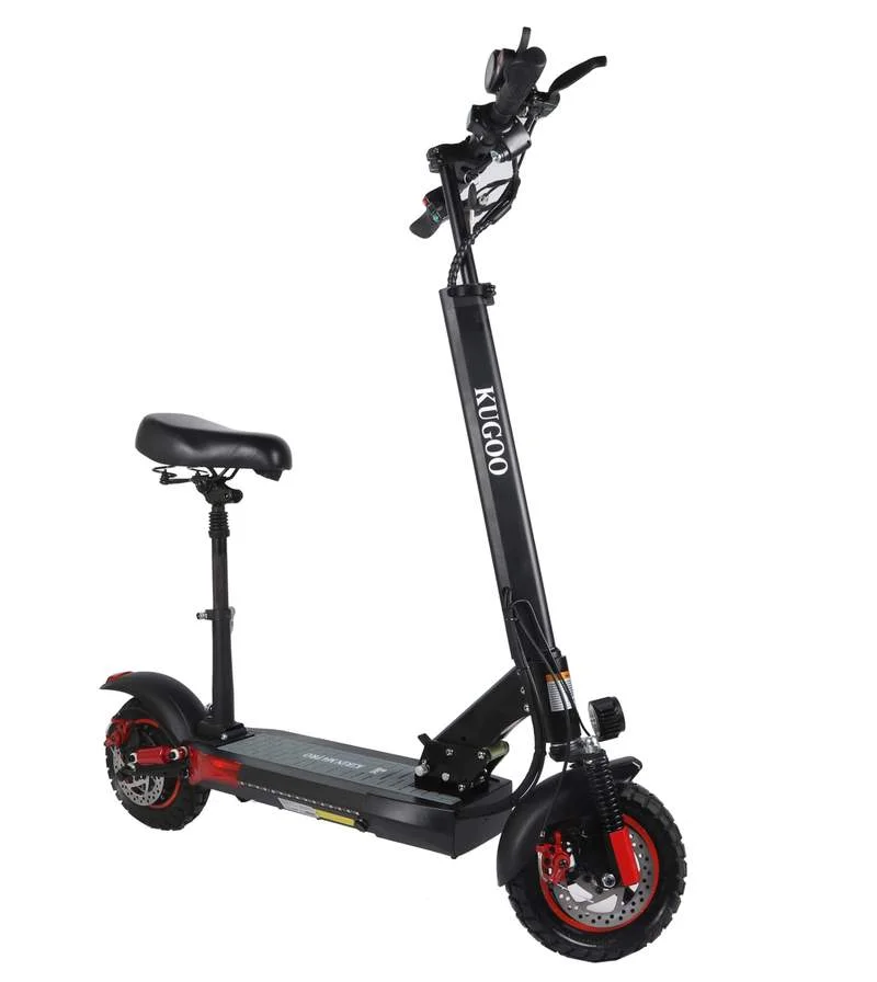 KUGOO KIRIN M4 Pro 18AH Folding Electric Scooter 10" Pneumatic Tires 500W Motor 3 Speed Modes Max 28 MPH