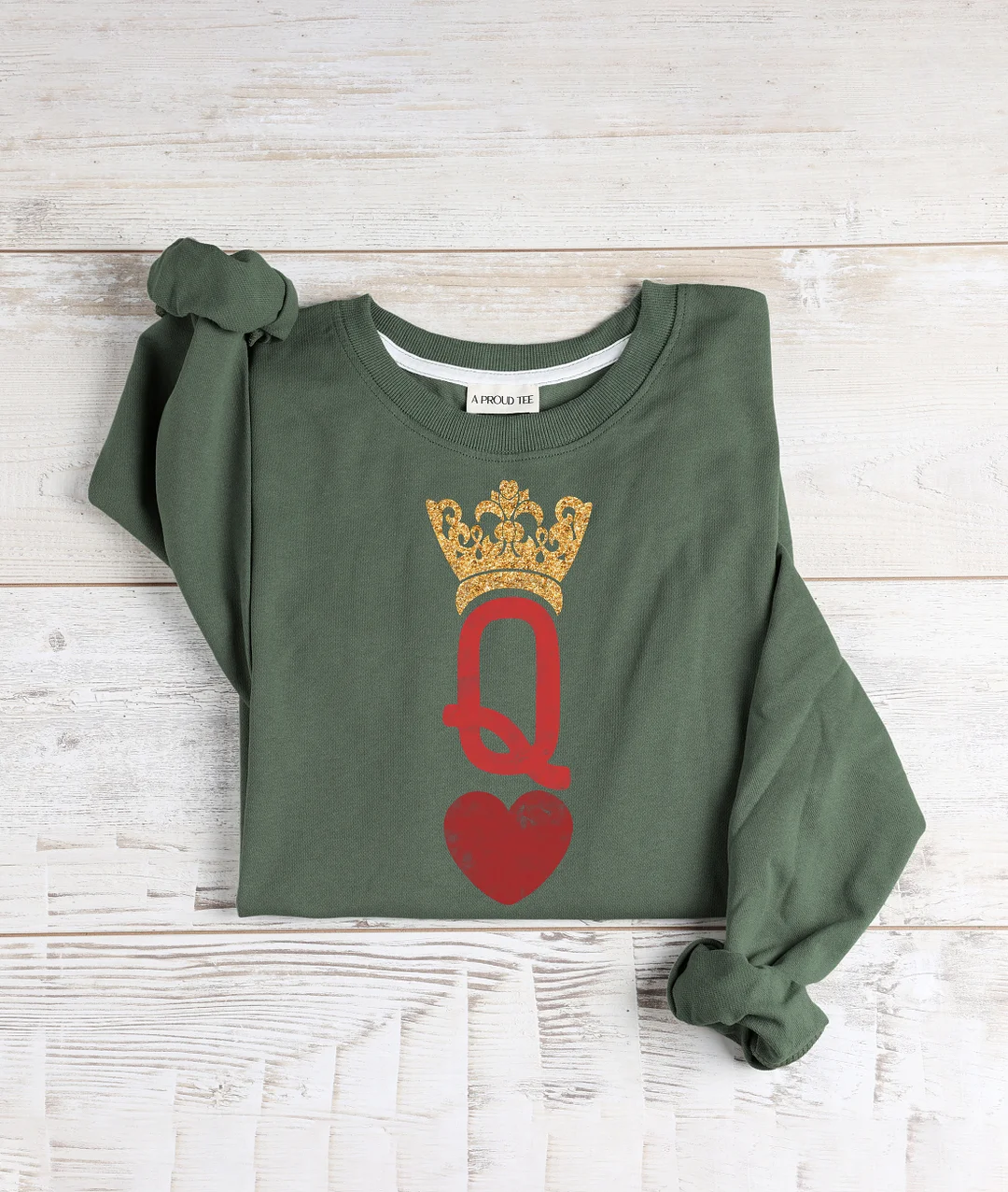 Queen Of Hearts Sweatshirt
