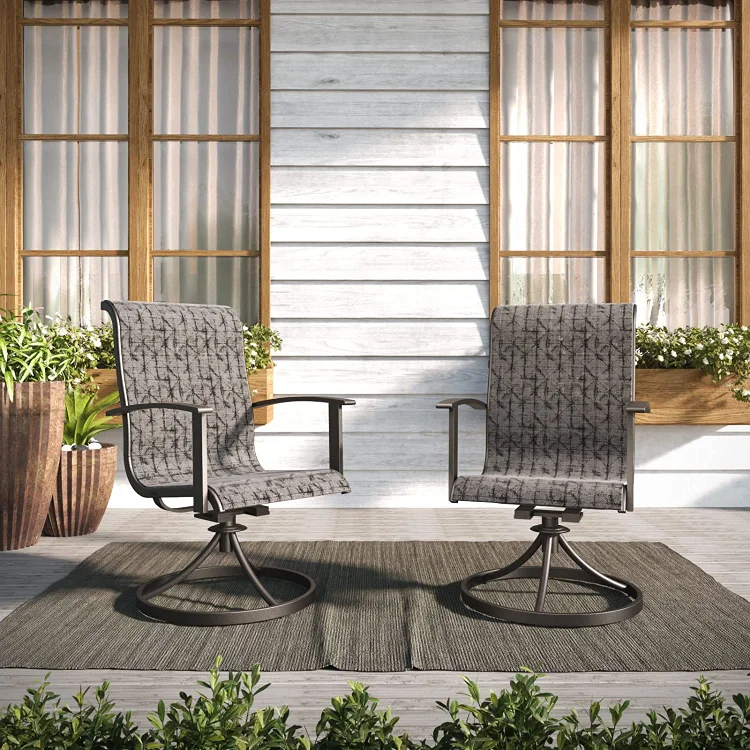 Gilchrist swivel patio discount chair with cushions