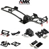 AMK Carbon Fiber LCG Chassis Kit, RC Frame Chassis Kit for 1/10 RC Rock Crawle, Lightweight Thickened Cheater Rigs Frame Rails for 1/10 RC Rock Crawler Axial SCX10