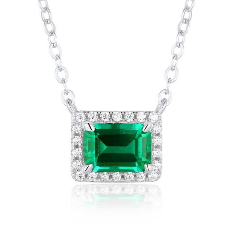 Emerald Diamonds 0.9ct. Necklaces