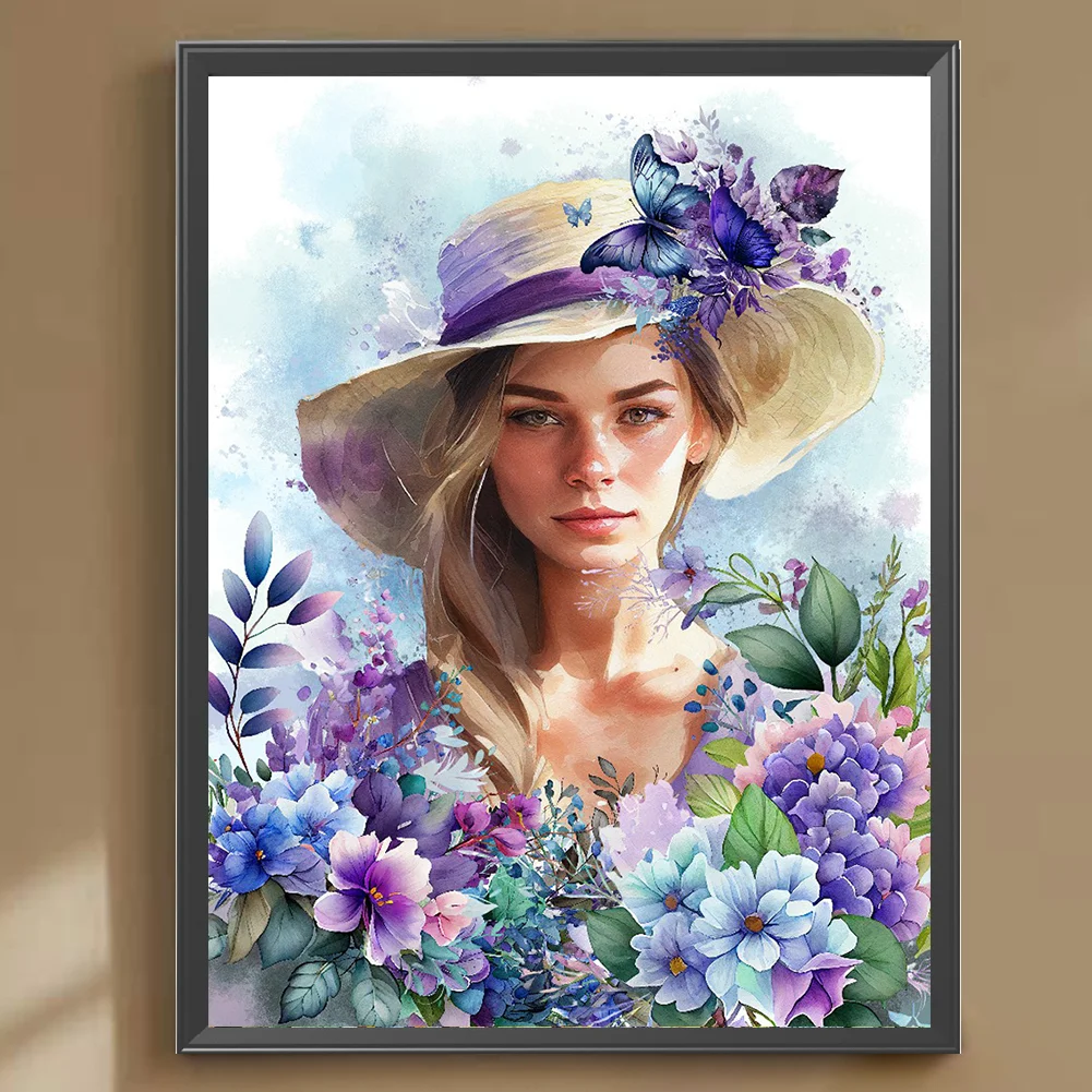 Diamond Painting - Full Round Drill - Lavender Beauty(30*40cm)