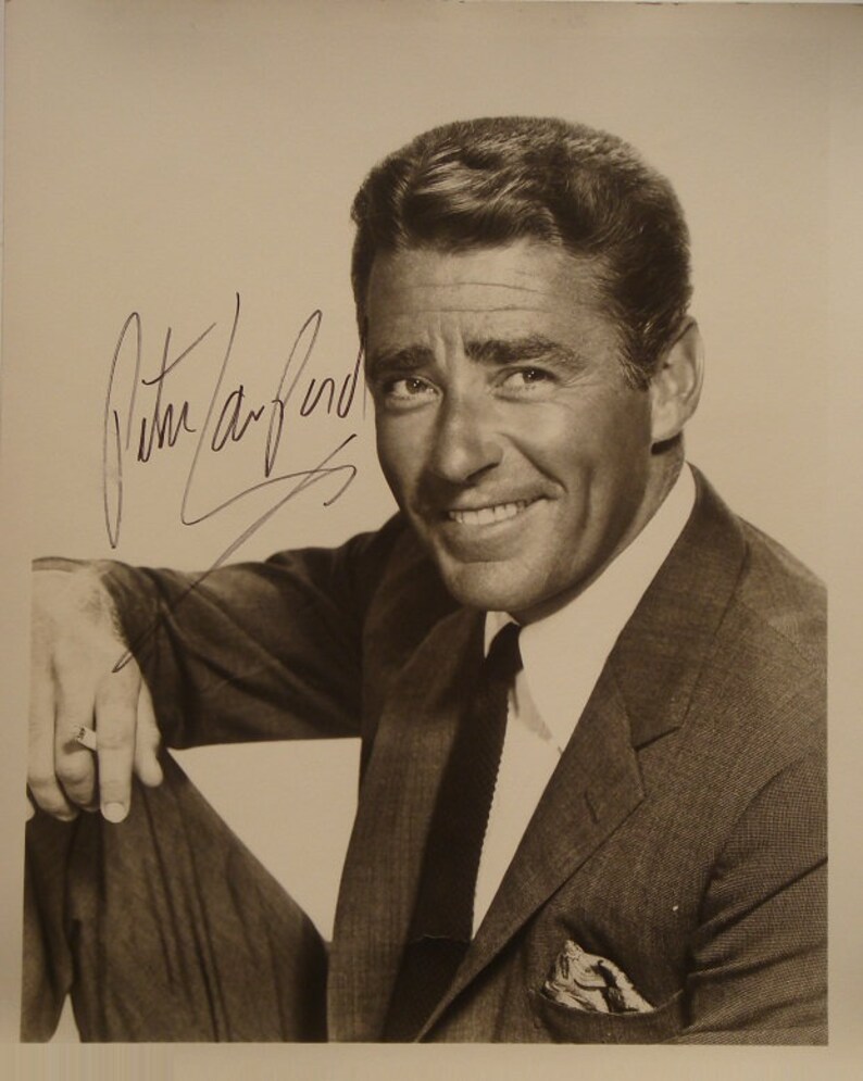 PETER LAWFORD SIGNED Autographed Photo Poster painting The Rat Pack wcoa