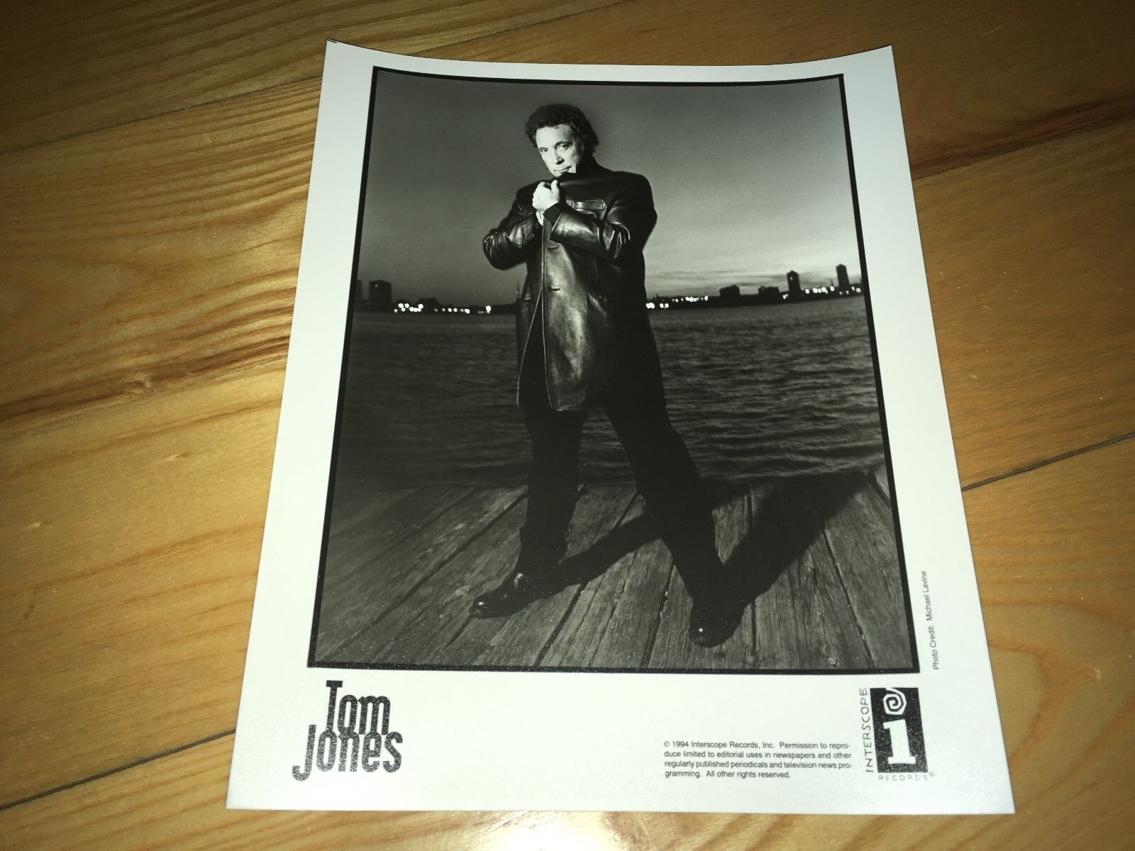 Tom Jones 1994 8 x 10