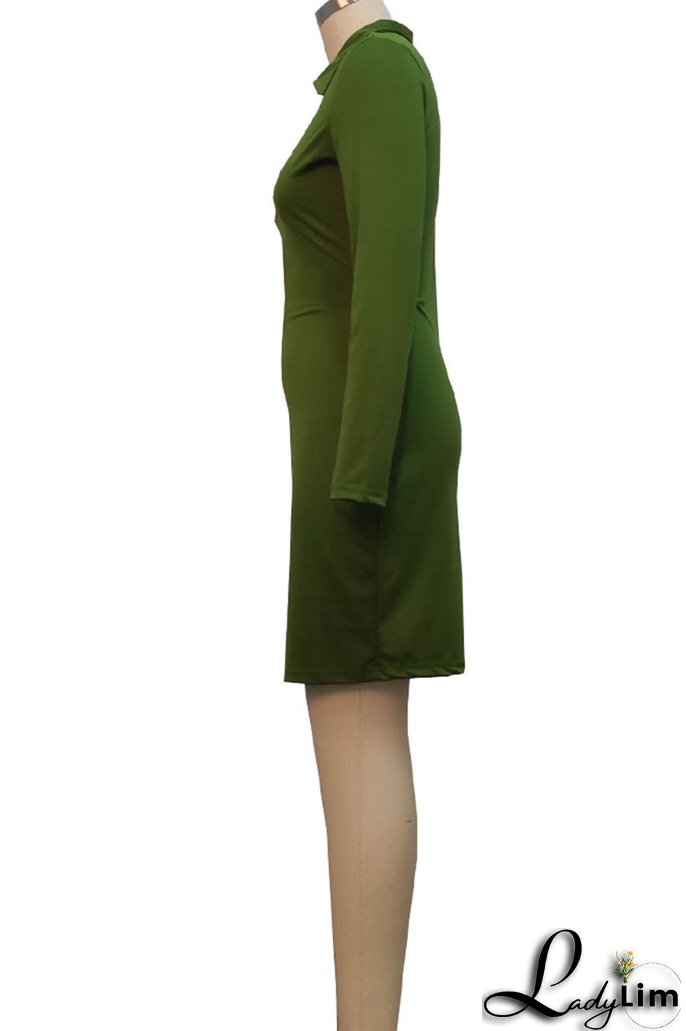 Pink Sexy Solid Split Joint Zipper Collar One Step Skirt Dresses