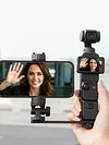 Portable Swivel Phone Holder Clip for DJI Osmo Pocket 3 Fill Light Tripod Clip