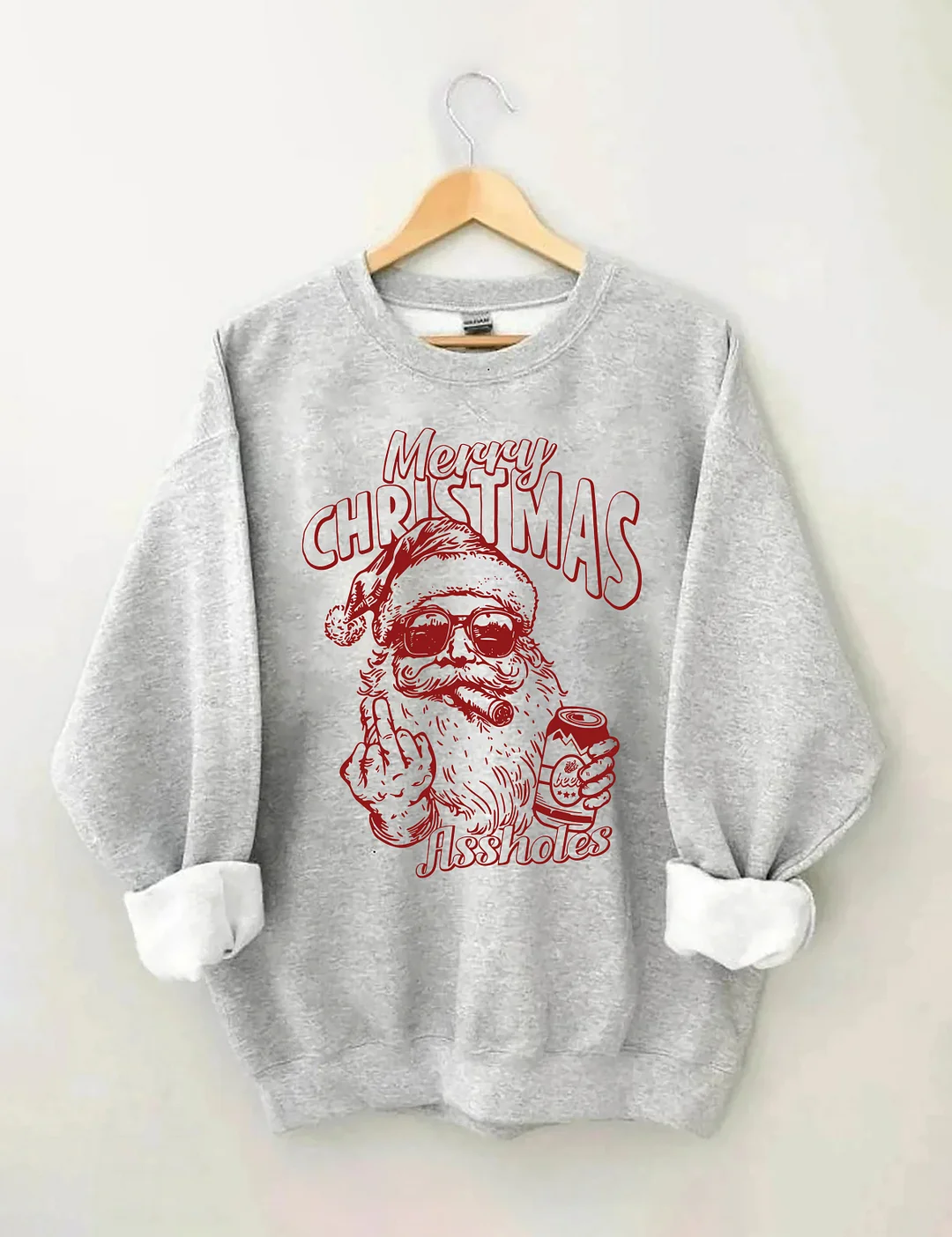 Merry Christmas Assholes Sweatshirt