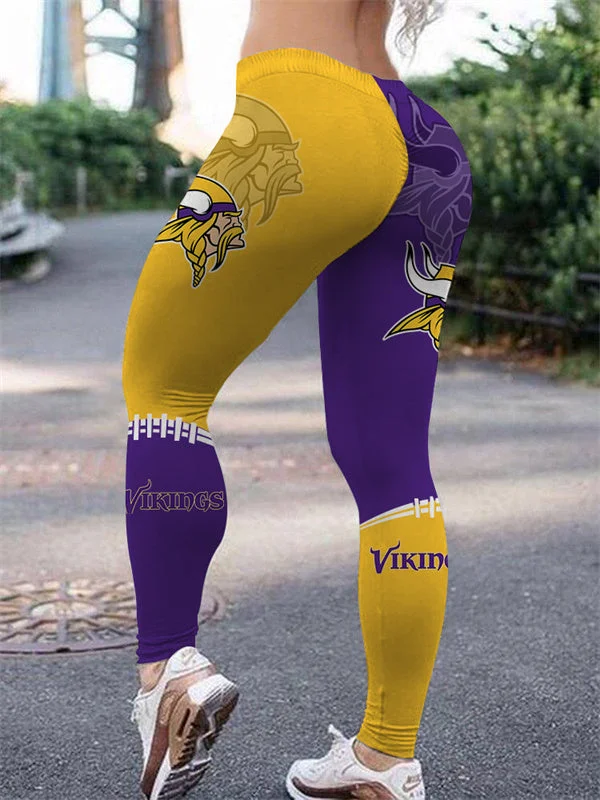 Minnesota Vikings
High Waist Push Up Printed Leggings
