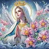 (US Only)Mary - Diamond Painting - Partial Special Shaped Drill (Canvas|30*30cm)