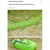 10-Mode Adjustable Garden Hose Nozzle With Coiled Spring Hose