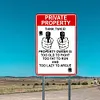 Shooting Warnings - Metal Tin Signs(8*12Inch/12*16Inch)