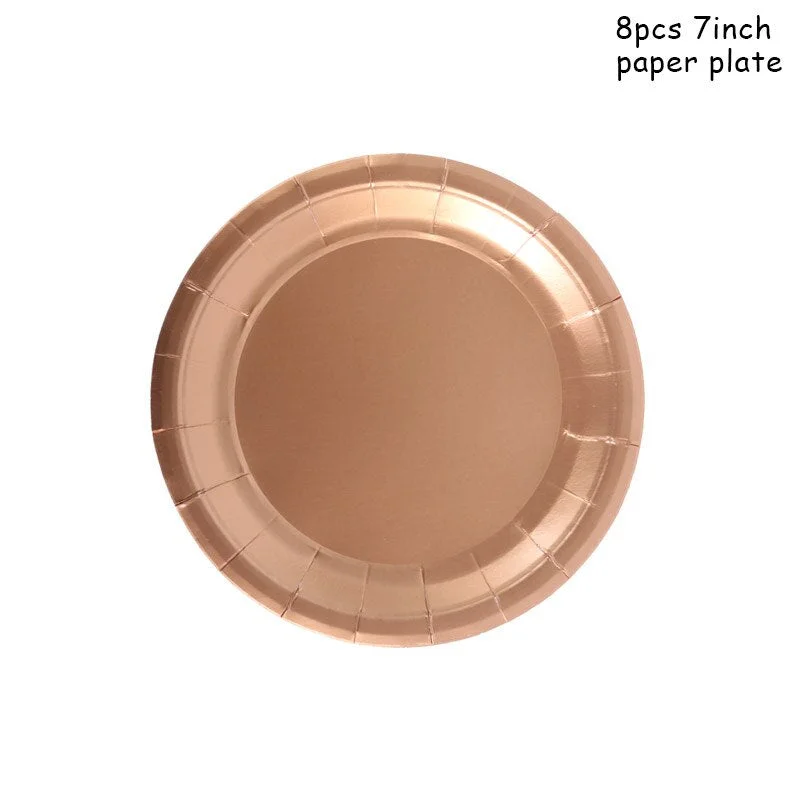 Rose Gold Birthday Party Balloons Set Happy Birthday Party Decoration Adult Foil Balloons Air Ballons Globos Supplies