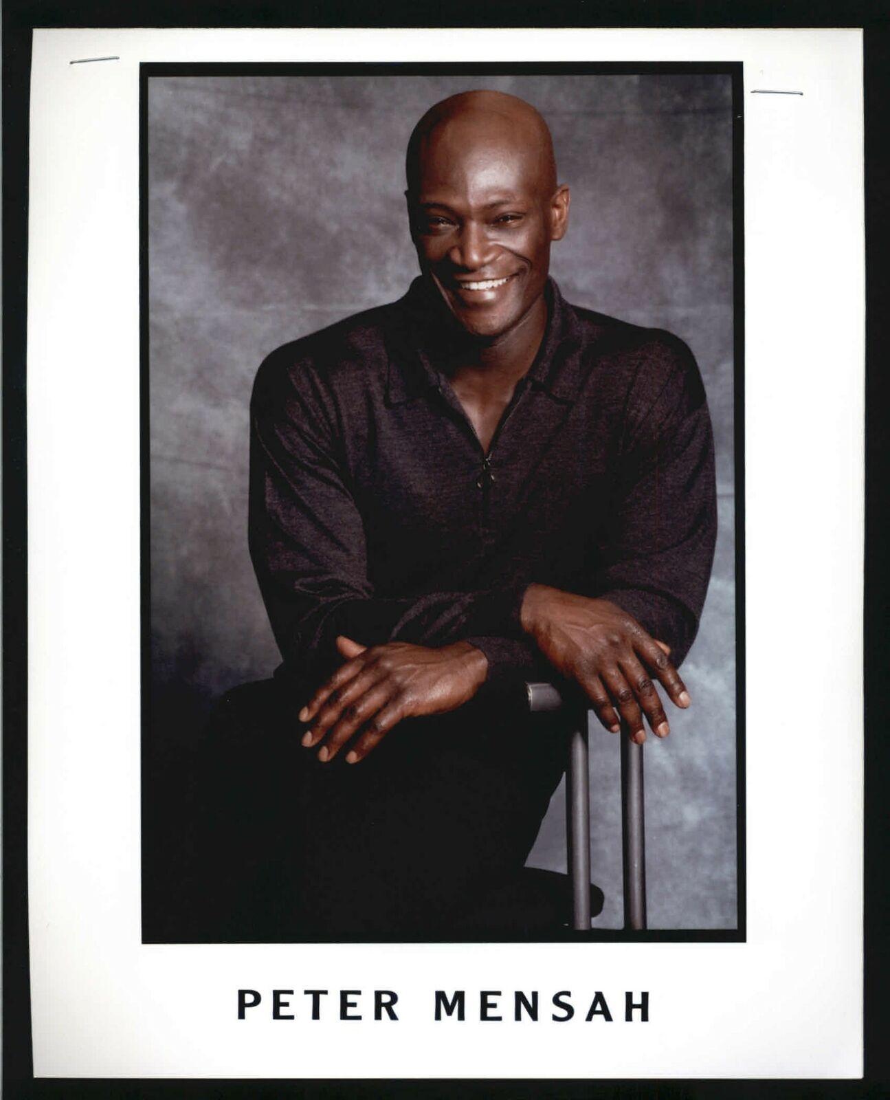 Peter Mensah - 8x10 Headshot Photo Poster painting w/ Resume - Jason X