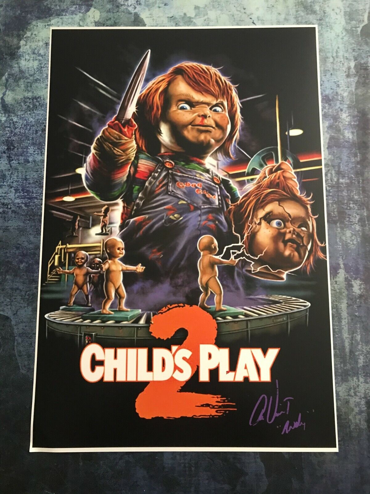 GFA Child's Play 2 Movie Andy * ALEX VINCENT * Signed 12x18 Photo Poster painting PROOF A22 COA