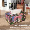 Regenschirm 5d DIY Diamantmalerei handgemachte Taschentuchhalter Holz Taschentuch Box Handwerk