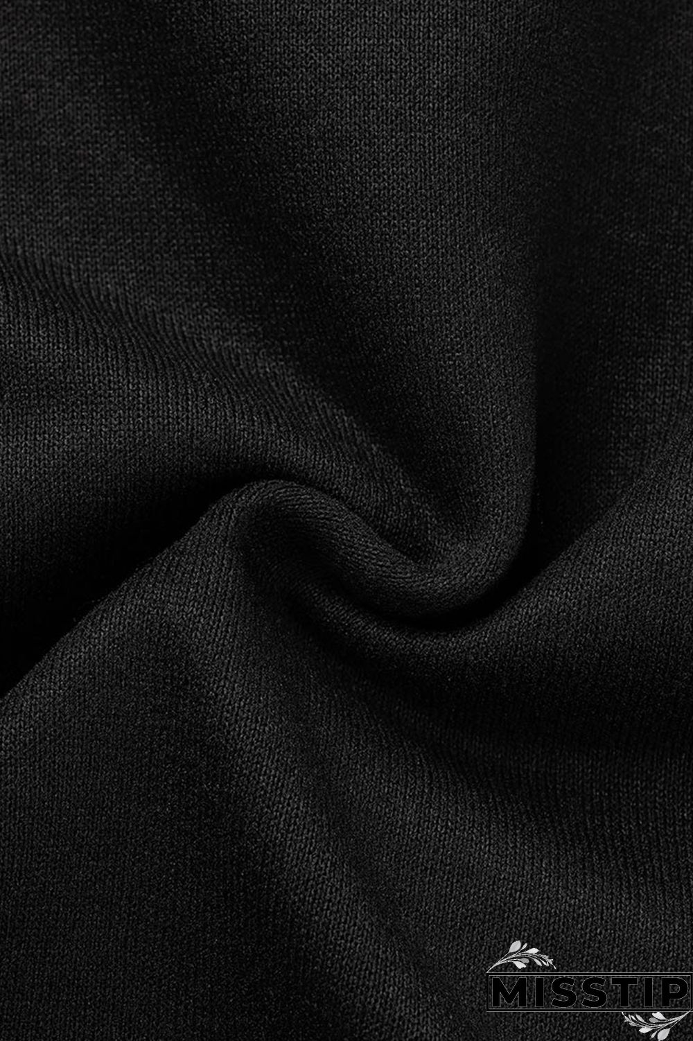 Black Casual Print Patchwork Hooded Collar Long Sleeve Dresses