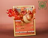 Kanto Starter Pokemon Coming Out From Pokemon Card - Pokemon Resin Statue - GEISHA Studio