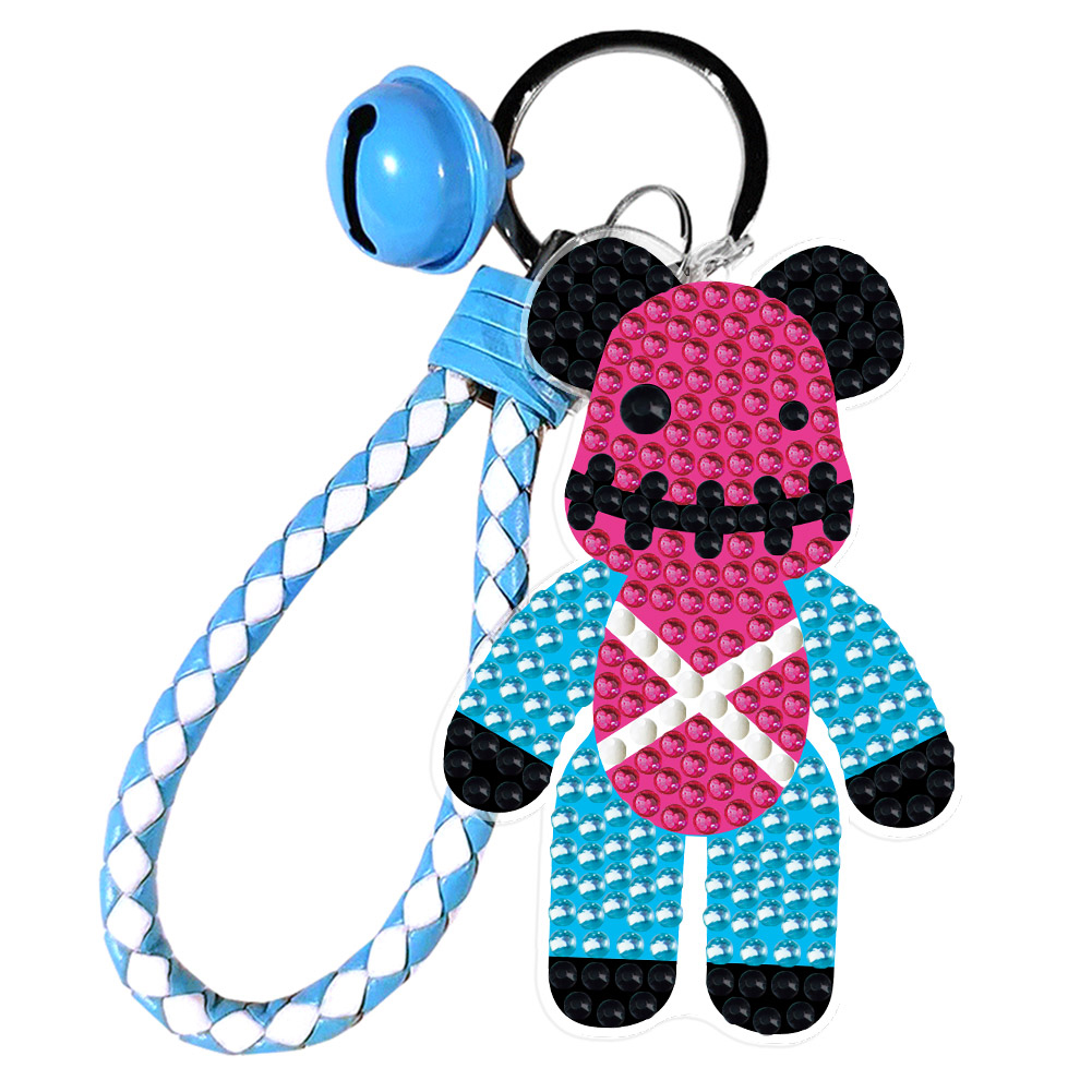 

1pcs Bear Double Sided - 5D DIY Craft Keychain, 501 Original