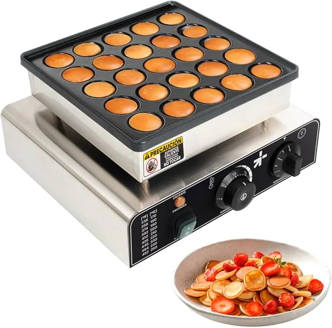 [24-hour delivery+Cash on delivery] Electric Pancake Maker, 25 Hole ...