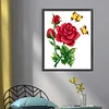 Flower - 9CT Partial Beaded Cross Stitch Kit(30x35cm)