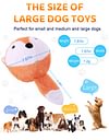 Interactive Dog Toys Plush Dog Toy Squeaky Crazy Bouncer Ball for Small and Medium Puppy to Self Play