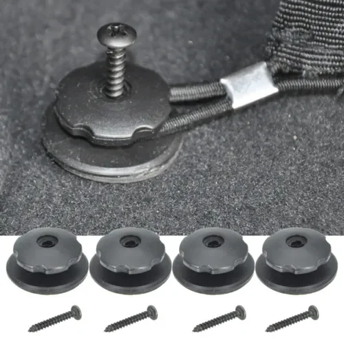 Dronehint 4x Car Trunk Hook Cargo Net Mount Set Storage Organizer Parts Accessories Black (For: Acura) Parts