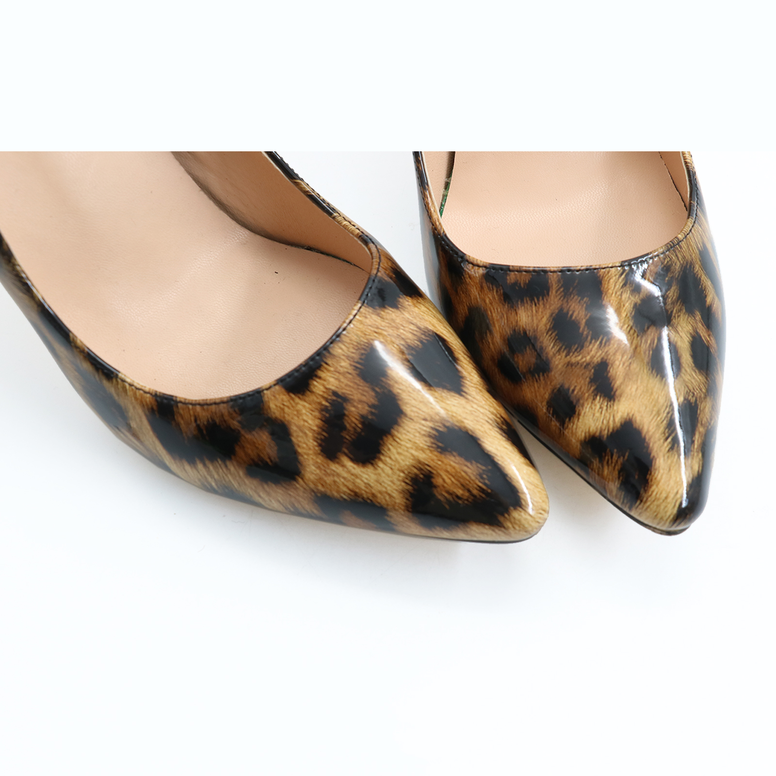 4" Fashion Point Toe Heels Party Daily Patent Pumps-MERUMOTE