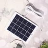 3W 5V Camera Micro USB Solar Panel Outdoor Surveillance Phone Fan Charger