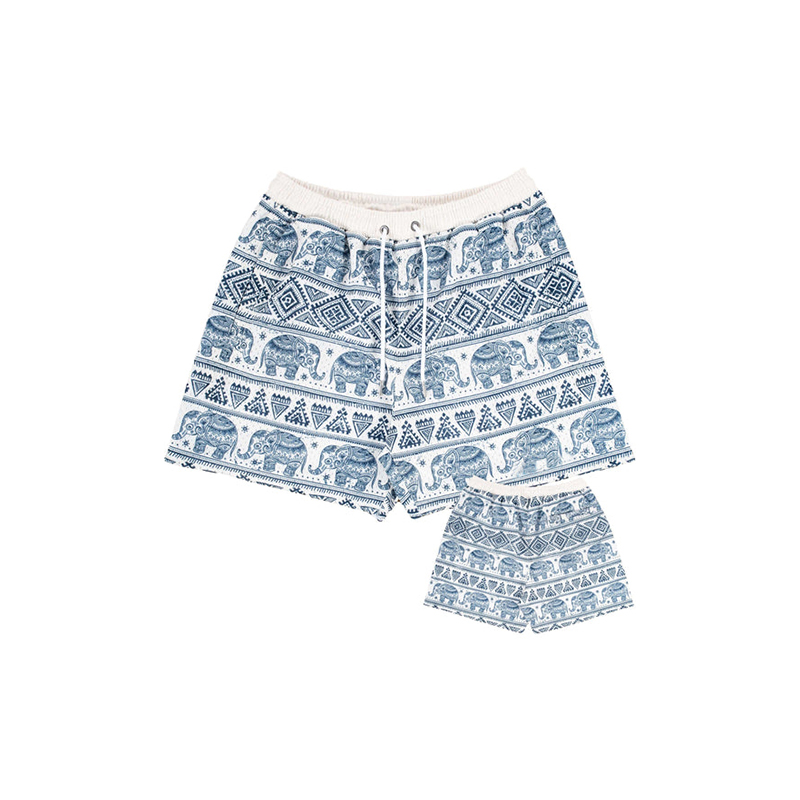 Loveciss®/ “ Tribal Elephants” Street Fashion Hip Hop Mesh Shorts