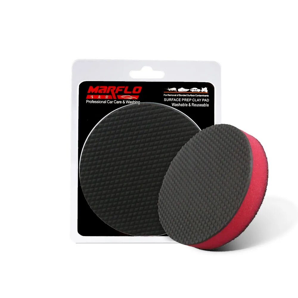 Medium Car Clay Magic Pad Bar Polishing Sponge Pad Auto Care Washing Cleaning With Retail Packing