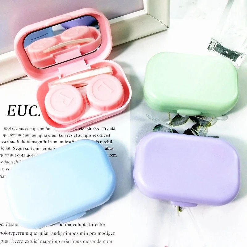 YIMEIXI Color companion box travel with portable lens box operator delivered cheap lens container eye share box