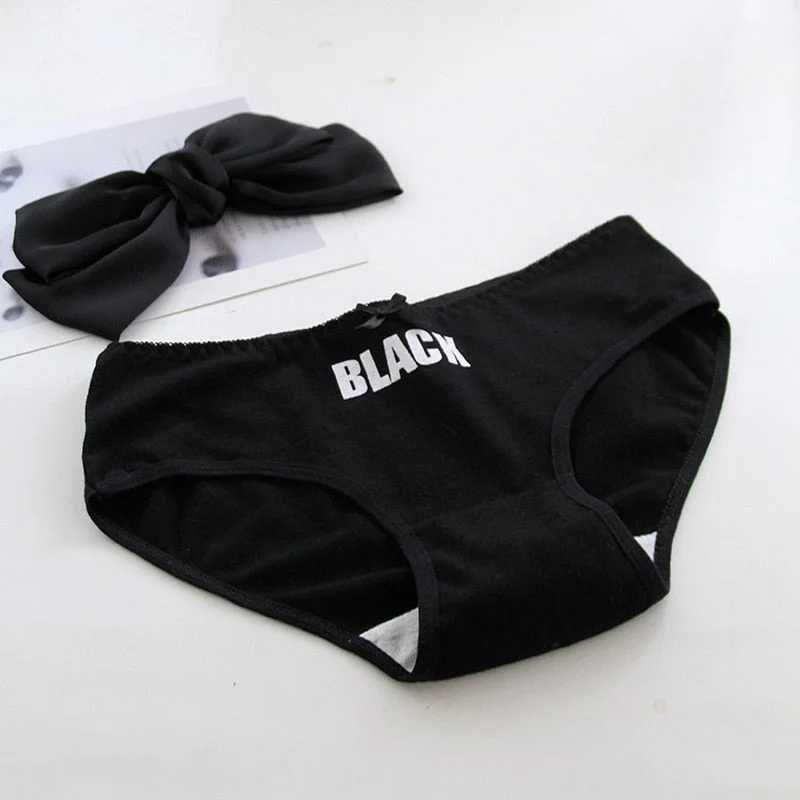 L-Xl Cotton Panties Women's Underwear Fashion Lattice Comfort Briefs Mid Waist Seamless Underpants Female Sexy Lingerie