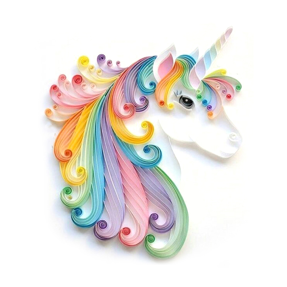 

Horn Horse - Paper Quilling, 501 Original